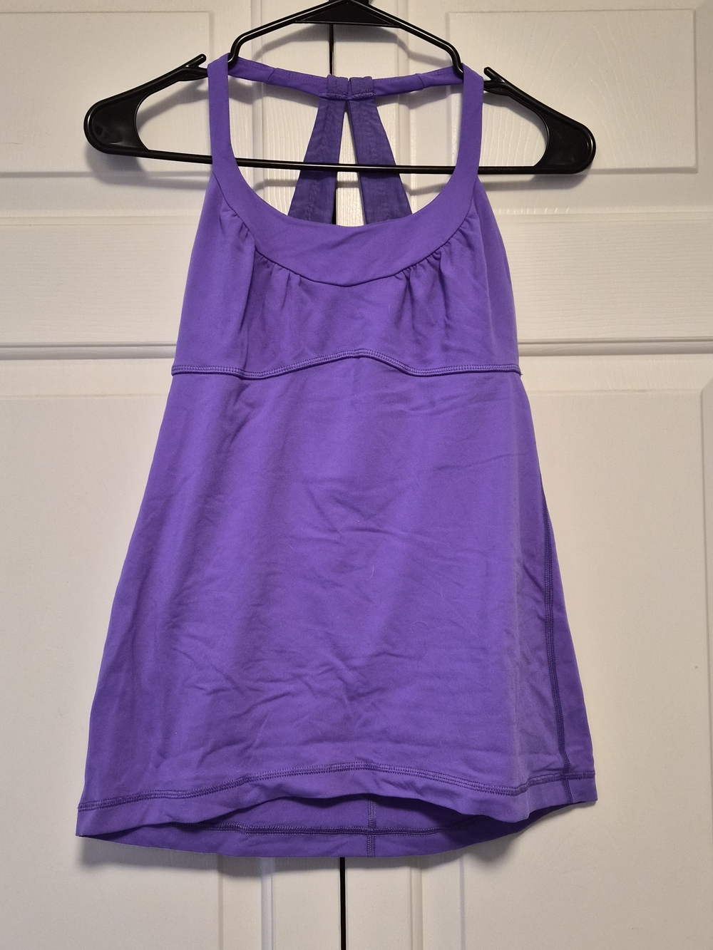 lululemon athletica Purple Scoop-Neck Tank with Strappy Back